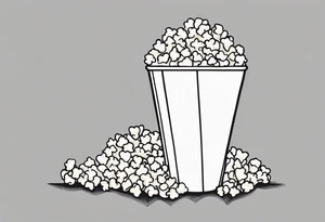 Popcorn tattoo idea