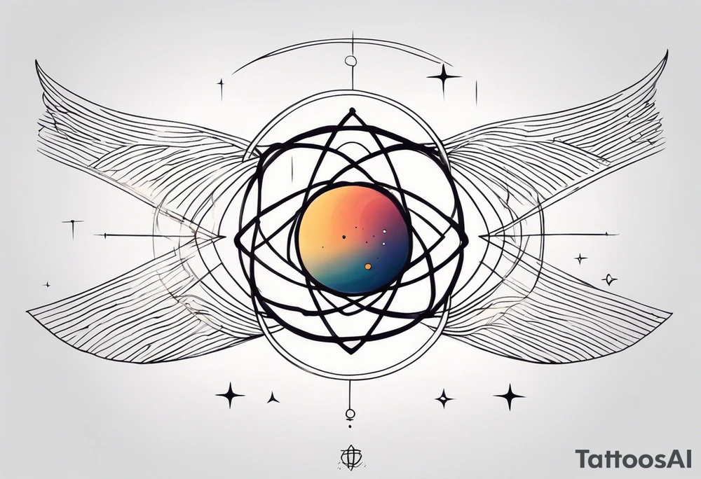 quantum physics meet god tattoo idea