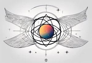 quantum physics meet god tattoo idea
