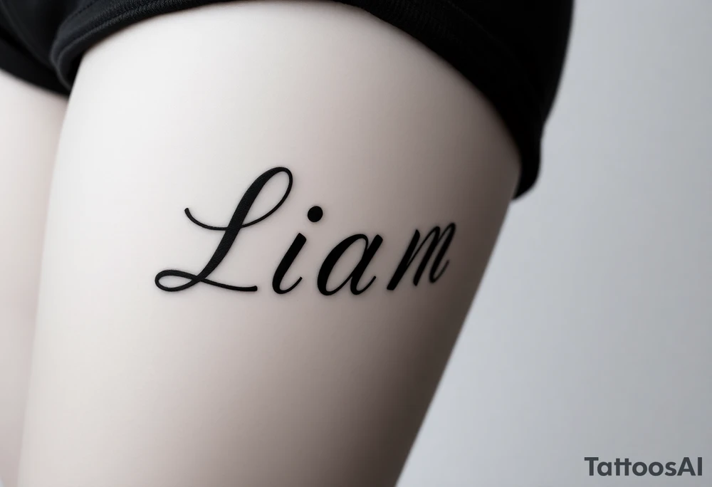 Graffiti lettering "Liam" tattoo idea