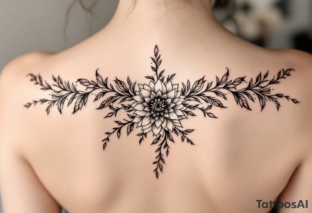 tatuagem delicada para costas tattoo idea