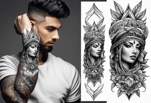 forearm filler tattoo idea