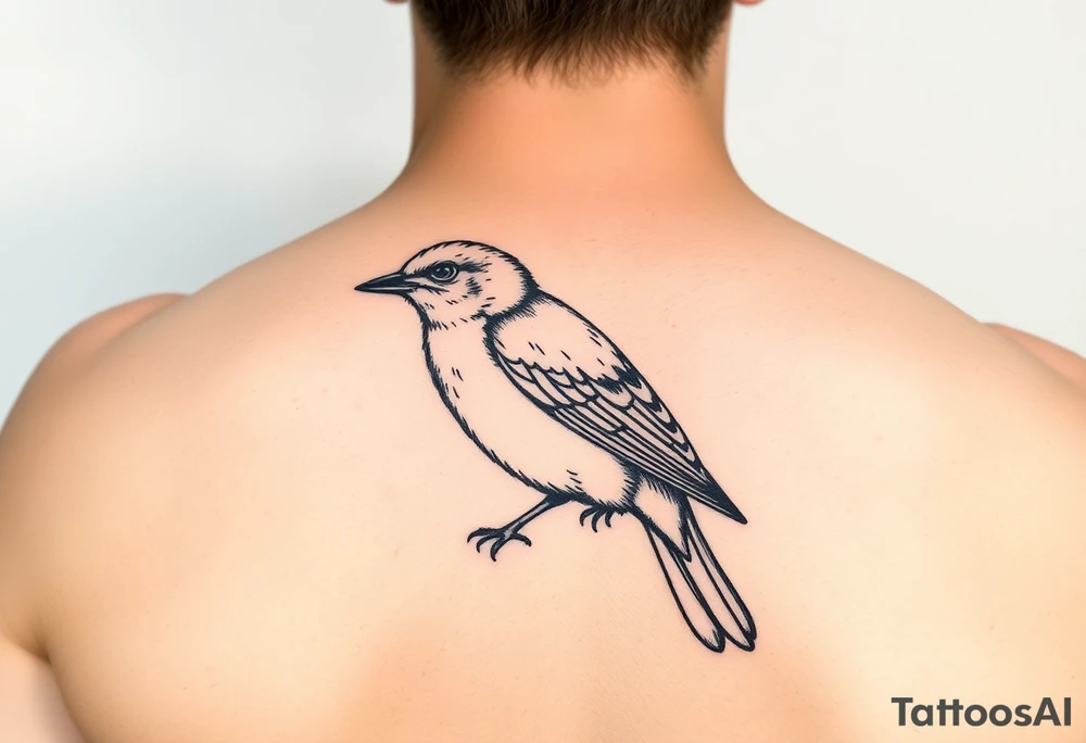 Kentucky bluebird tattoo idea