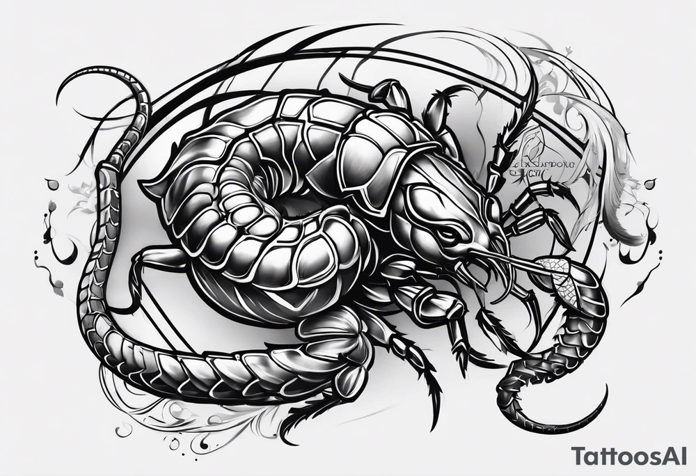 scorpio tattoo idea