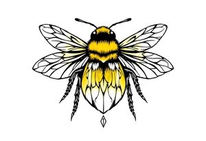 bumblebee tattoo idea