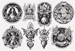 medalha de sao bento tattoo idea