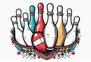 Bowling tattoo idea