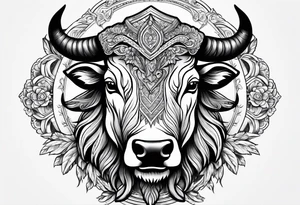 Taurus tattoo idea