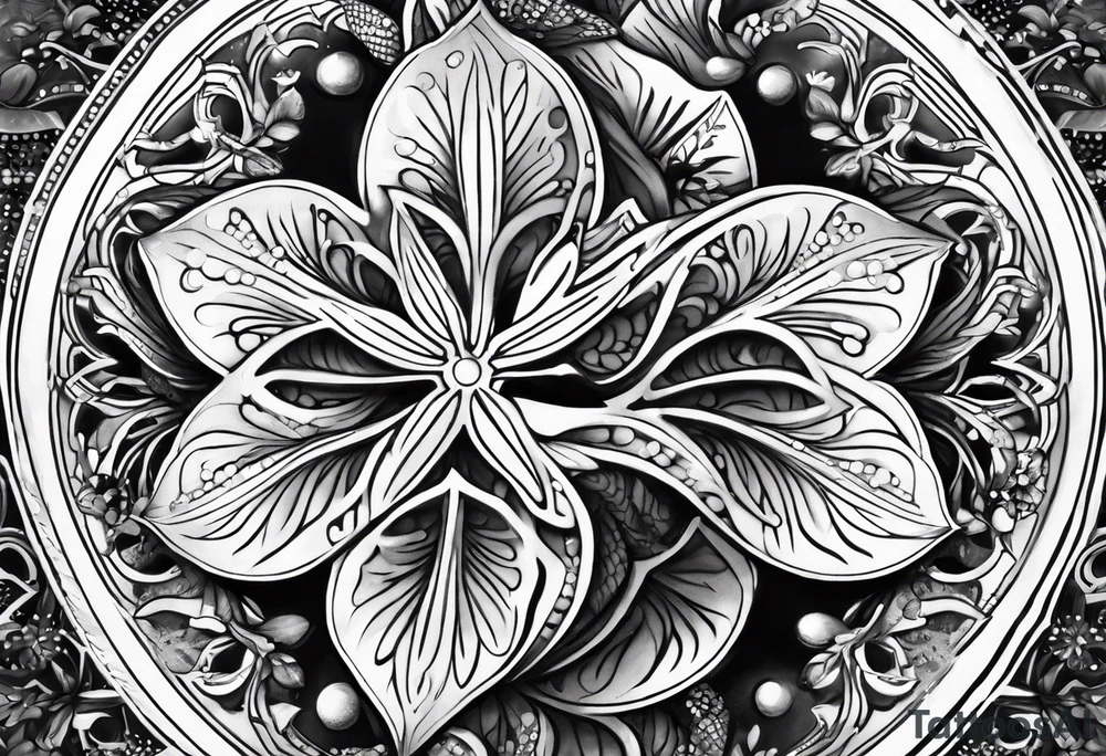 sand dollar tattoo idea