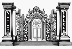 Valhalla  gates steps tattoo idea