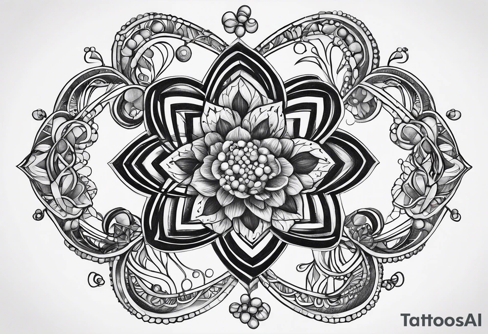 Molecular  bonds with my daughters name madison tattoo idea