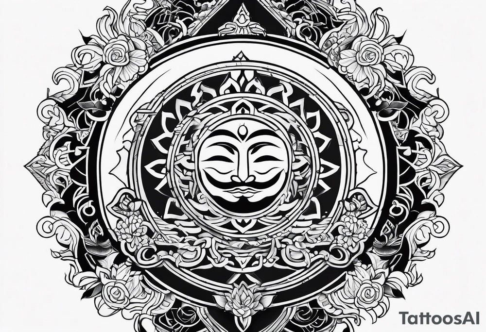 Traditional Vietnamese tattoo idea