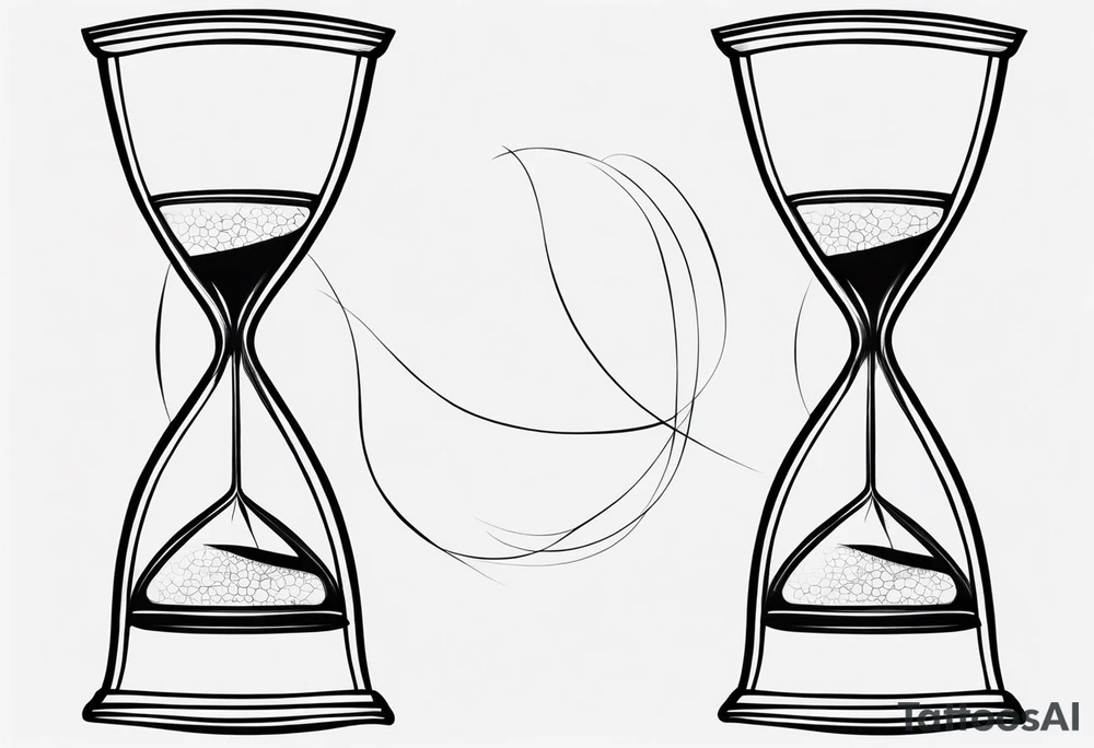 Hourglass tattoo idea