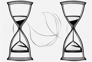 Hourglass tattoo idea