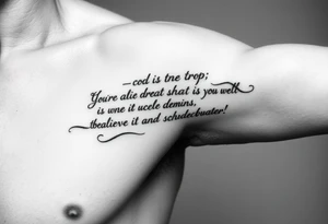 "You believe that God is one; you do well. Even the demons believe—and shudder." tattoo idea