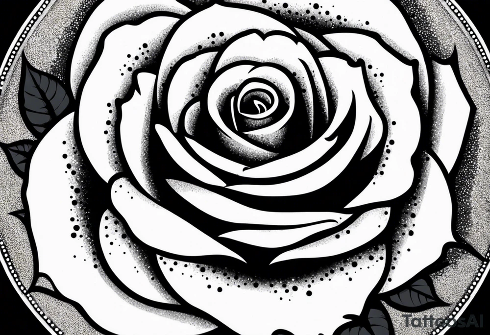 Gun bullet with rose tattoo idea