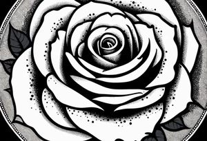 Gun bullet with rose tattoo idea
