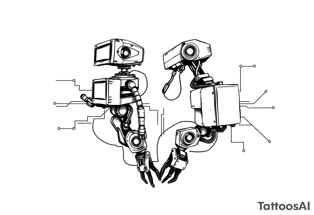Robots, plc's, ladder logic, electronics, blue prints tattoo idea