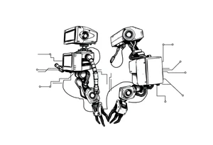 Robots, plc's, ladder logic, electronics, blue prints tattoo idea