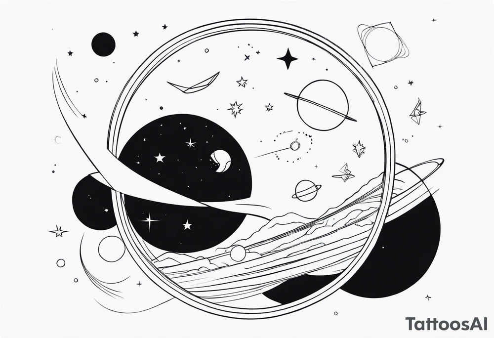 Space tattoo idea