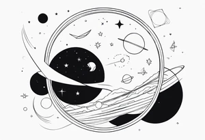 Space tattoo idea