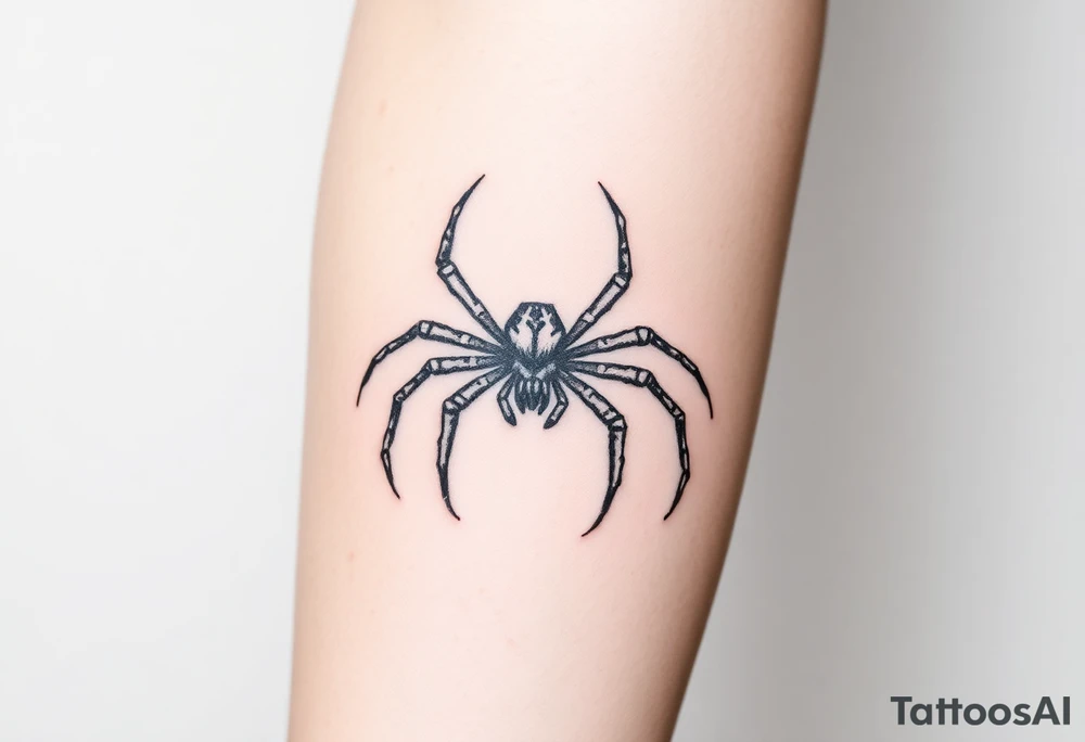 Spider tattoo idea