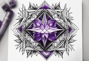amethyst tattoo idea
