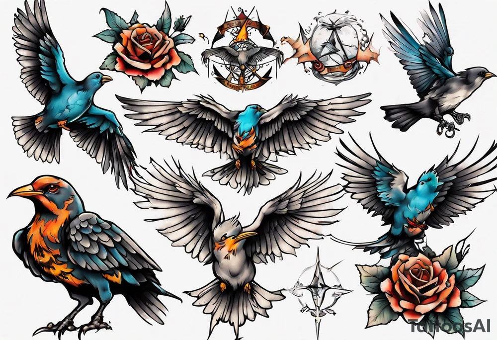 lynnard skynard free bird tattoo idea