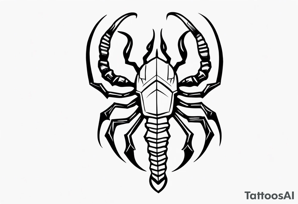scorpio sting tattoo idea