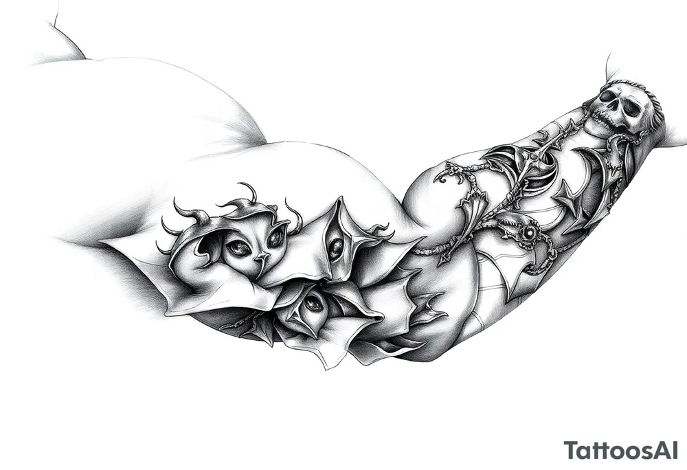 It is during our darkest moments that we must focus to see the light tattoo idea