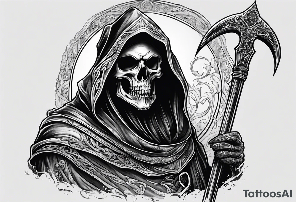 Grim reaper tattoo idea