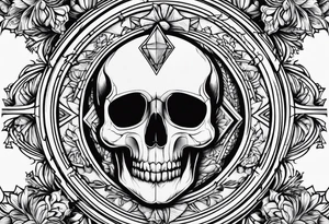 Memento mori memento vivre, carpe diem tattoo idea