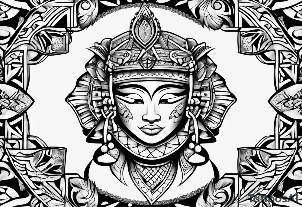 Tribal lure tattoo idea