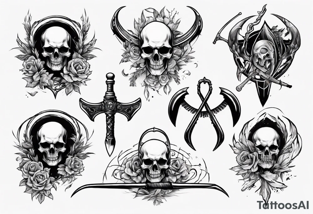 scythe tattoo idea