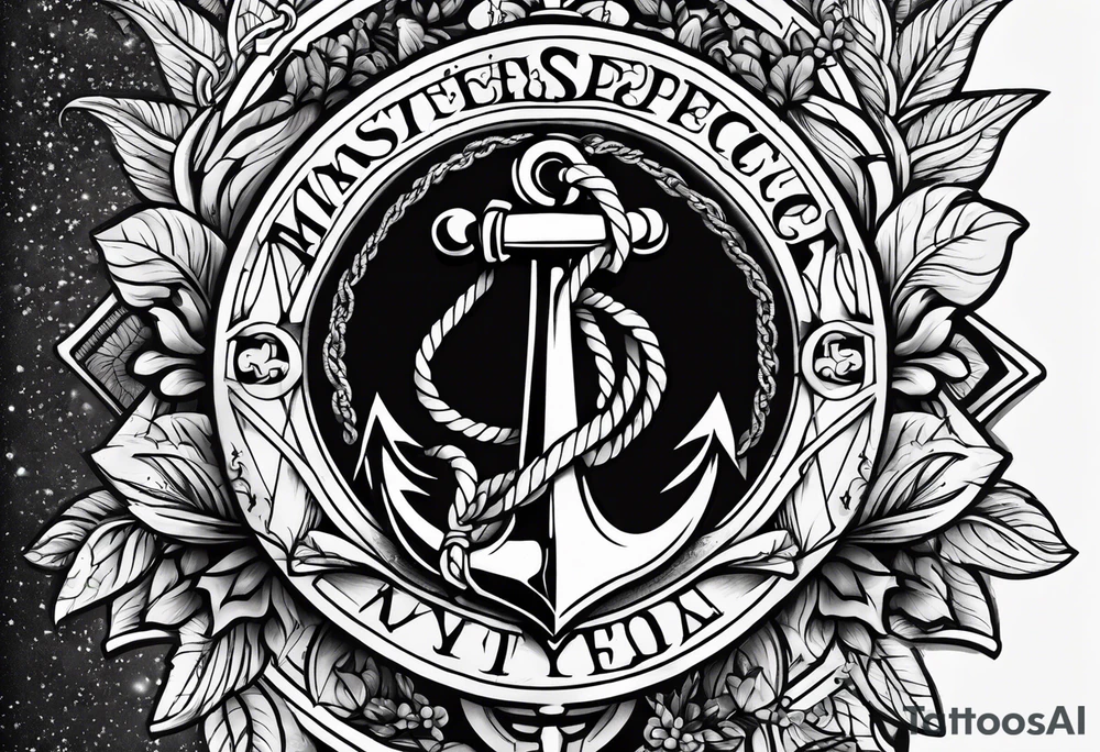 Anchor tattoo idea