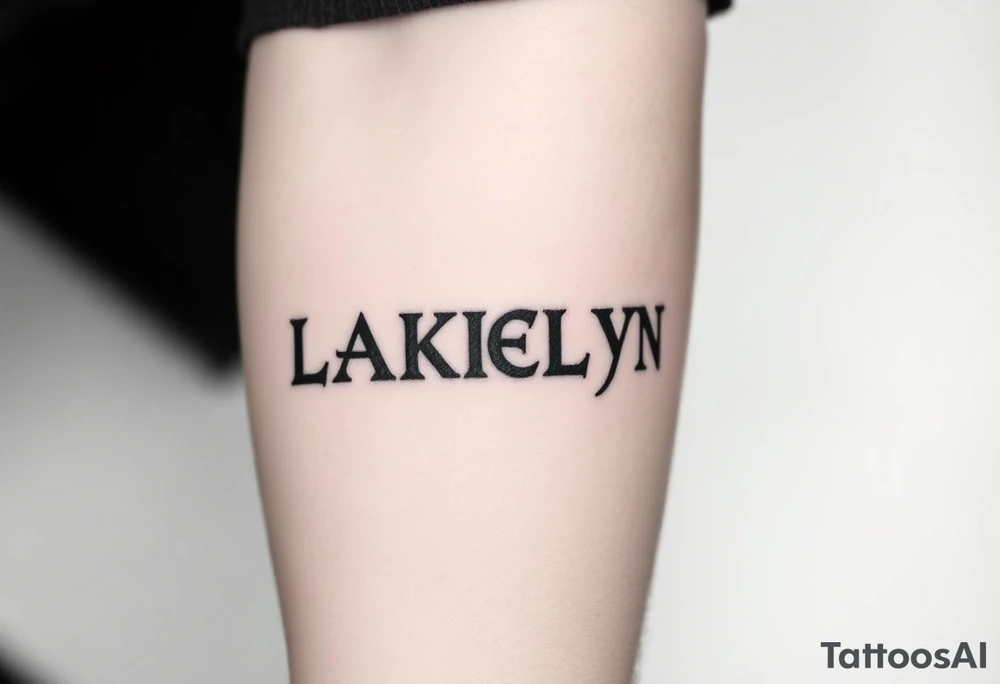 Nordic runes
Names Lakelyn tattoo idea