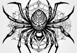 spider stanced tattoo idea