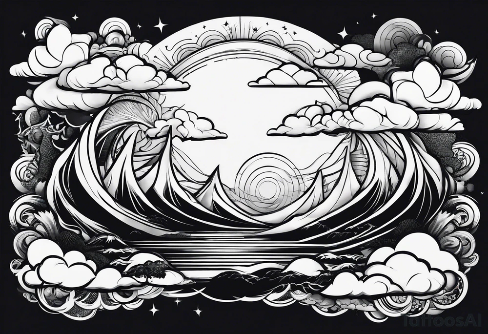Clouds tattoo idea