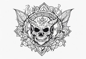 Embodiment of hell tattoo idea