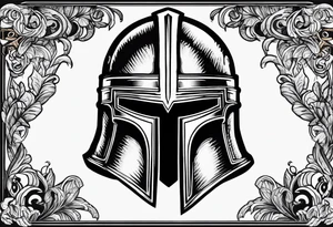 “If you’re going thru hell keep going” wrapped around a spartan helmet. tattoo idea
