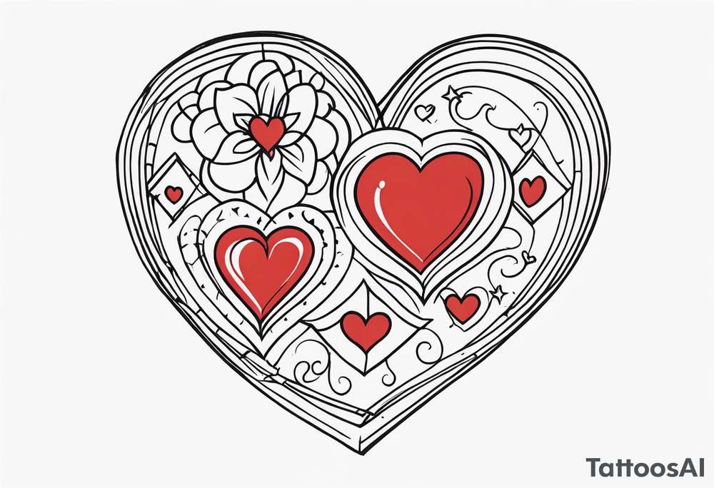 Mom heart tattoo idea