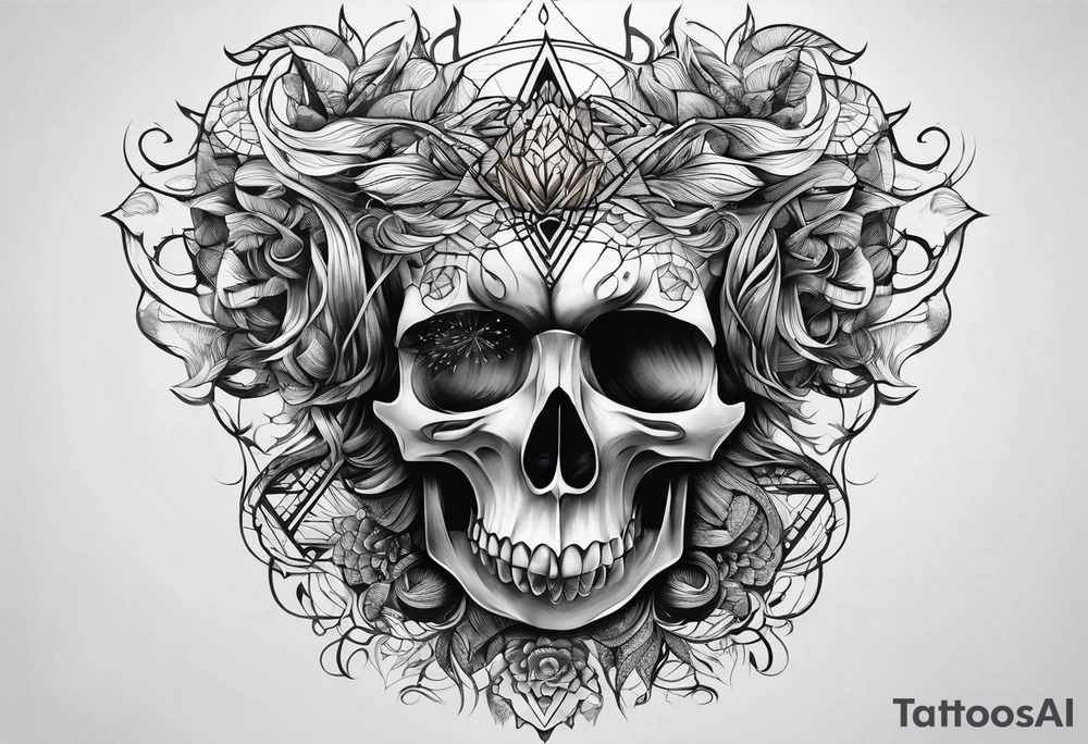 Hands morphing into roots tattoo idea
