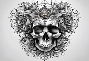 Hands morphing into roots tattoo idea