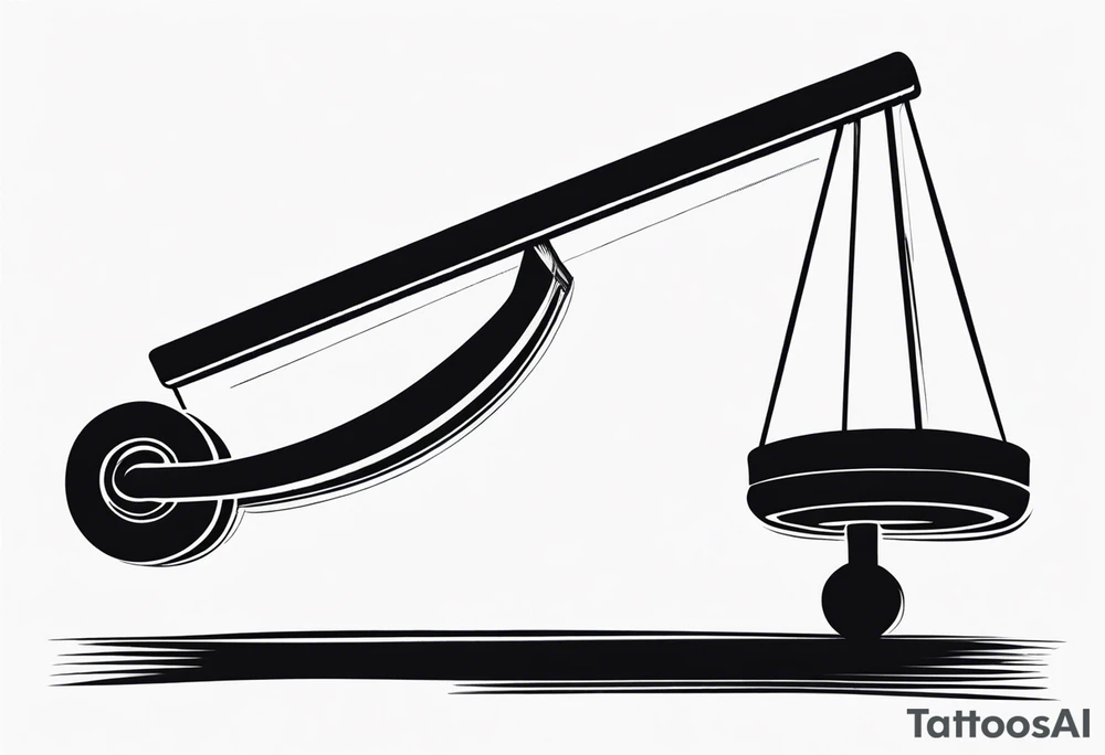 seesaw tattoo idea
