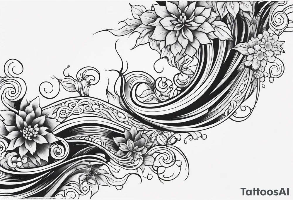 Vines crawling up the arm. tattoo idea