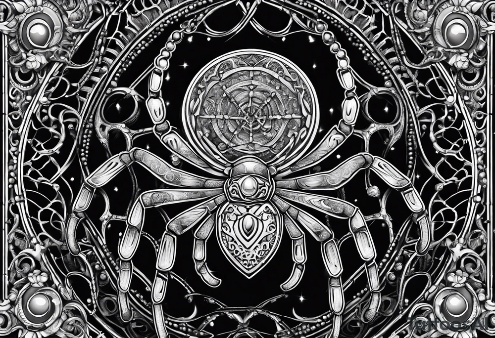 prayerbeads, spider, tattoo idea