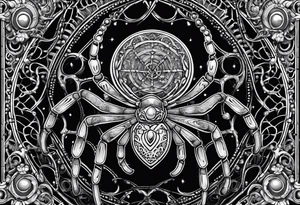 prayerbeads, spider, tattoo idea
