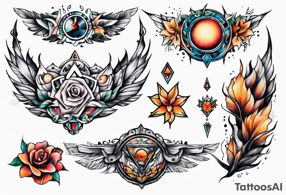Underboob tattoo idea