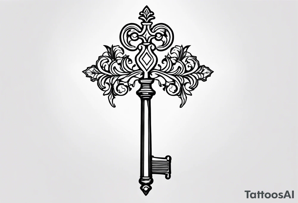 Skeleton Key tattoo idea