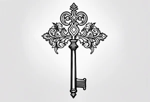 Skeleton Key tattoo idea